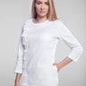 Medicinska Bluza Ženska Bijela - Trofrtaljni Rukav - CLASSIC B9_1
