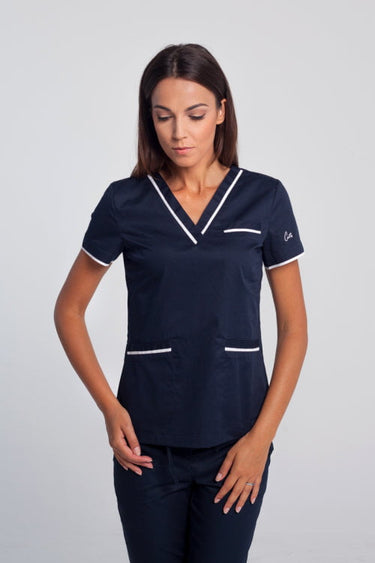 Medicinska Bluza Ženska Tamno Plava - FLEX B3