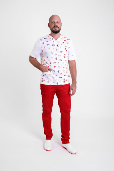 Medicinska Bluza Muška Print - FLEX M3