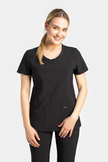 Medicinska Bluza Ženska Crna - CHEROKEE CB3
