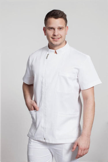 Medicinski Mantil Muški Bijeli - FLEX M6