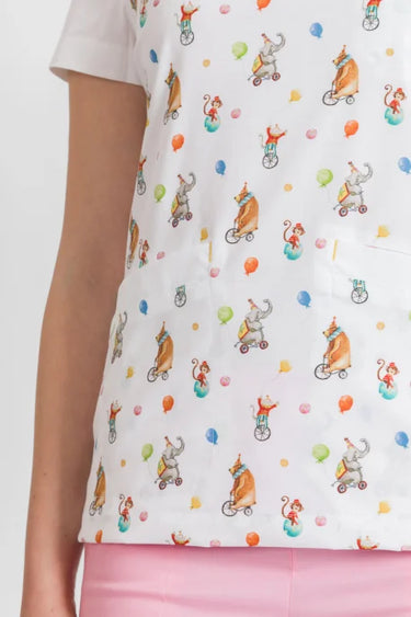 Medicinska Bluza Ženska Print Cirkus - FLEX B3
