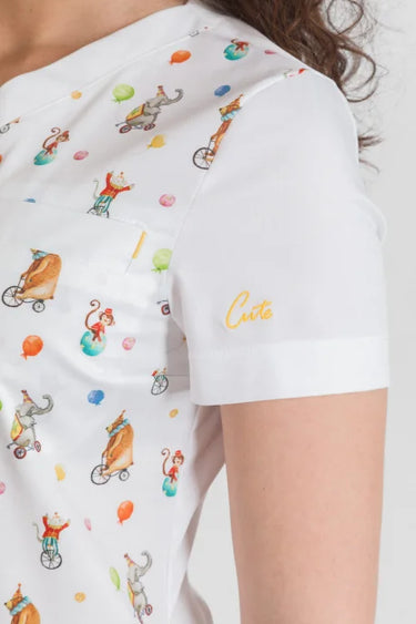 Medicinska Bluza Ženska Print Cirkus - FLEX B3