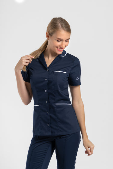 Medicinska Bluza Ženska Tamno Plava - CLASSIC B14