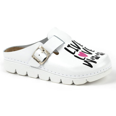 Klompe Ženske Bijele Love - Dr. Feet