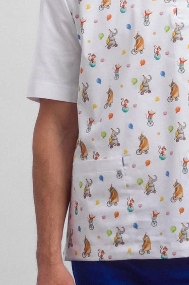 Medicinska Bluza Muška Print Cirkus - FLEX M3